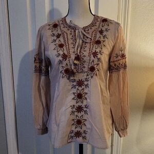 Kyla Seo Rose Boho Blousr